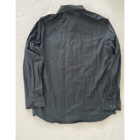 Rock & Republic Blue Woven Design Long Sleeve‎ Dress Shirt Size XL - Picture 6 of 6